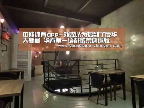 中欧体育app-外媒以为搞到了反华大新闻 华春莹一语戳破荒唐逻辑(图2) 中欧体育